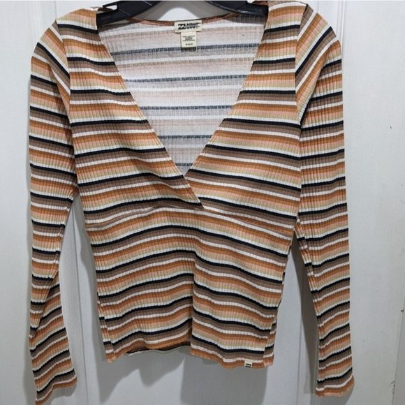 New Billabong | Taking Time Striped Knit Top - Picture 2 of 7